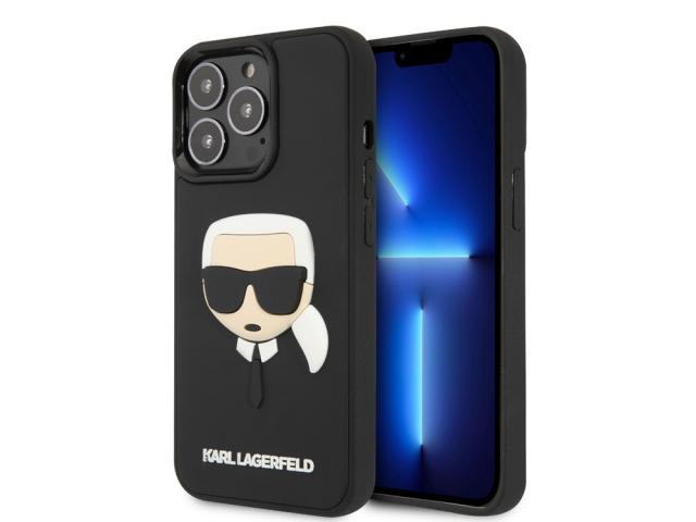 Coque Karl Lagerfeld 3D Rubber Karl's Head pour iPhone 14 Pro