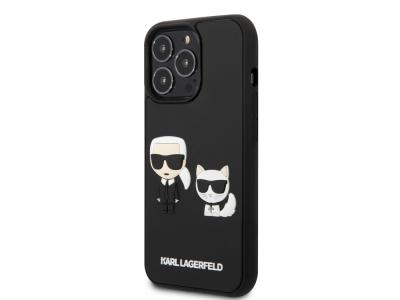 Coque Karl Lagerfeld 3D Rubber Karl & Choupette pour iPhone 13 Pro Max