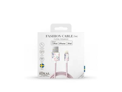 Cable A/MFI Ideal of Sweden 2.4A 1m Floral Romance