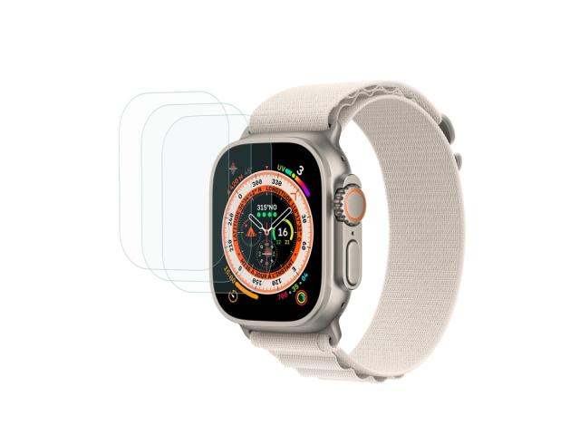 Lot de 3 protections en verre trempé pour Apple Watch Ultra 49mm