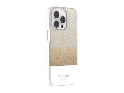 Coque Kate Spade Glitter Block pour iPhone 13 Pro - Or