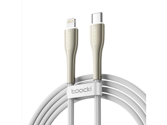 Câble de chargement 1m USB type-C  à lightning 20W - Blanc ivoire
