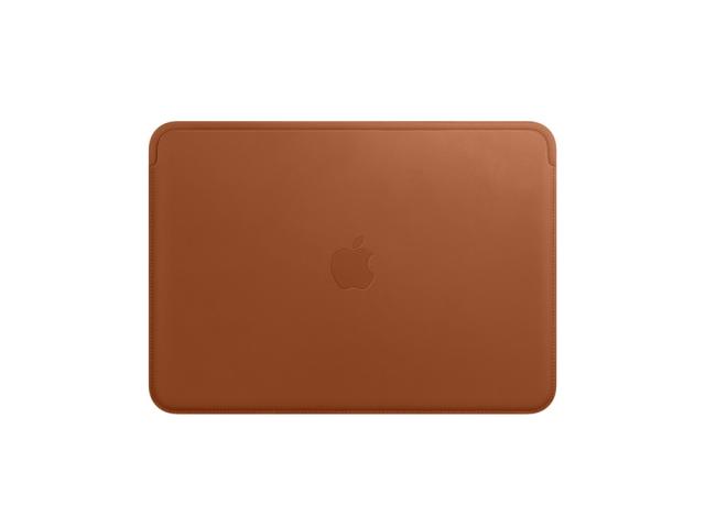 Housse en cuir Apple Official pour Macbook 15 pouces - Havane