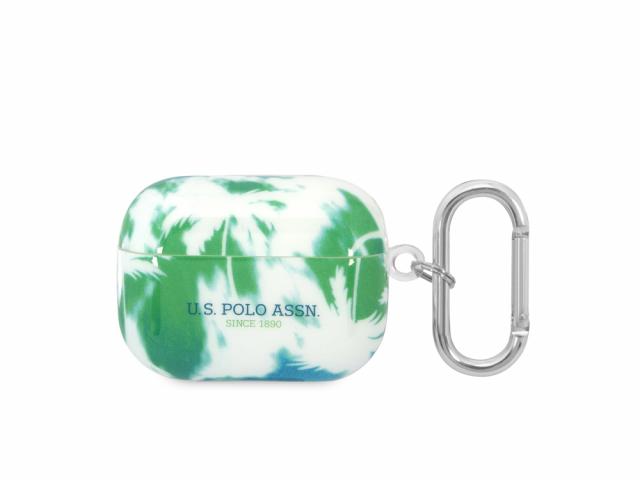 Protection U.S Polo ASSN. Palm pour Airpods Pro - Verte et Bleue