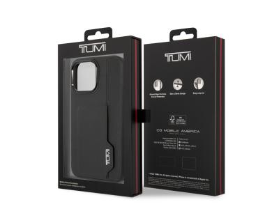 Coque Tumi Card Slot en cuir véritable pour iPhone 14 Pro Max
