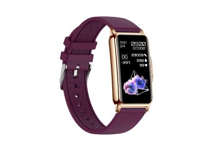 Montre connectée EKO-Eterna - Violette (Bracelet silicone)