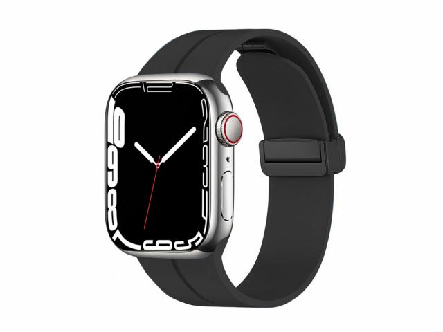 Bracelet sport à fermeture aimantée pour Apple Watch 38/40 et 41mm - Noir