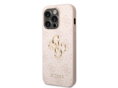 Coque Guess PU 4G Big pour iPhone 15 Pro Max - Rose