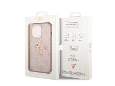 Coque Guess PU 4G Big pour iPhone 15 Pro Max - Rose