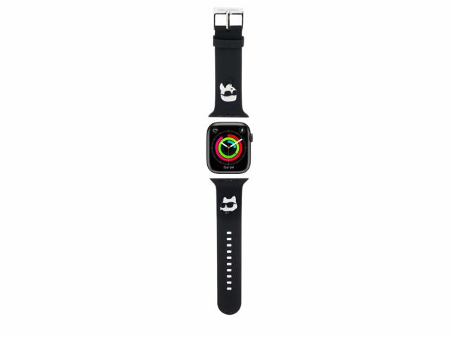 Bracelet Karl Lagerfeld Rubber NFT pour Apple Watch 38/40/41mm - Noir