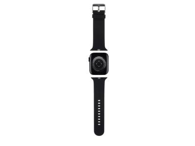 Bracelet Karl Lagerfeld Rubber NFT pour Apple Watch 38/40/41mm - Noir