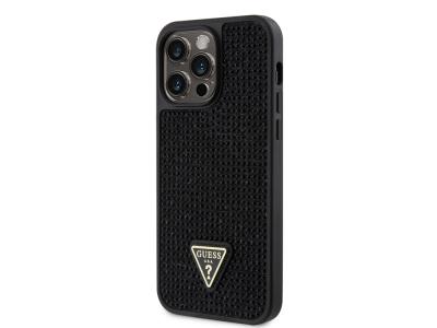 Coque Guess Triangle Diamond pour iPhone 15 Pro Max - Noire