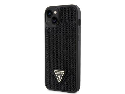 Coque Guess Triangle Diamond pour iPhone 15 Plus - Noire