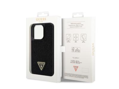 Coque Guess Triangle Diamond pour iPhone 15 Pro - Noire
