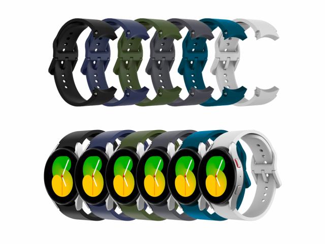 Pack de 6 bracelets en TPU pour Samsung Galaxy Watch 4 / 5 et 6
