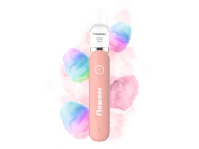Kit E-cigarette à recharges jetables Flawoor Mate 2 - Saveur Barbe à Papa - Nicotine 10mg