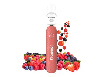 Kit E-cigarette à recharges jetables Flawoor Mate 2 - Saveur Fruits Rouges - Nicotine 10mg
