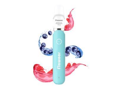 Kit E-cigarette à recharges jetables Flawoor Mate 2 - Saveur Myrtille Framboise - Nicotine 10mg