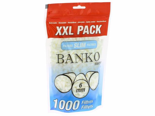 Filtres 6mm Maxi Pack 1000pcs BANKO