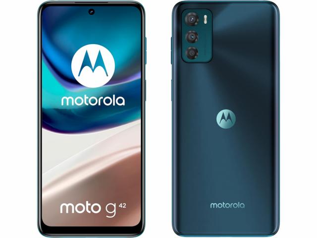 Motorola XT2233-2 Moto G42 Double SIM 128GB 4GB RAM - Vert Atlantic