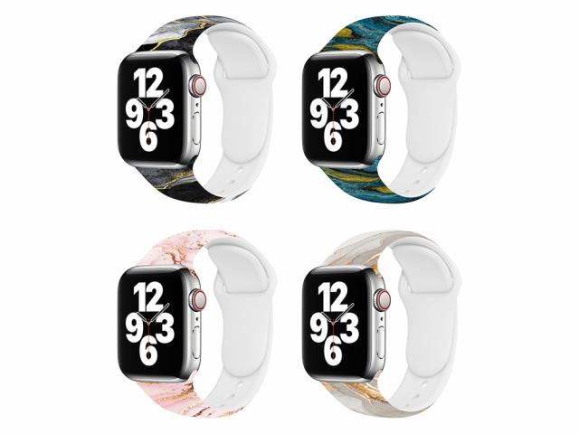 Pack de 4 bracelets en TPU pour Apple Watch 38/40/41mm - Gamme Cosmos