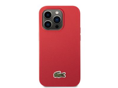 Coque Lacoste Petit Piqué pour iPhone 14 Pro Max - Rouge