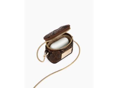 Mini sac IDEAL OF SWEDEN pour AirPods - Modèle Poppy - Rusted Snake