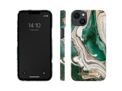 Coque IDEAL OF SWEDEN pour iPhone 14 Plus - Modèle Golden Jade Marble