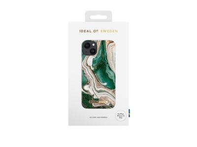 Coque IDEAL OF SWEDEN pour iPhone 14 Plus - Modèle Golden Jade Marble