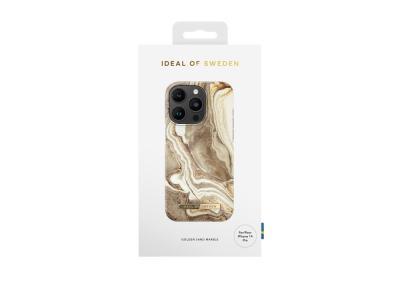 Coque IDEAL OF SWEDEN pour iPhone 14 Pro - Modèle Golden Sand Marble