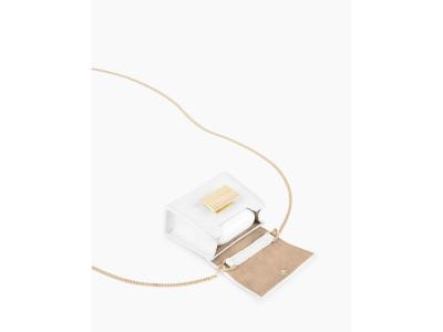 Mini sac IDEAL OF SWEDEN pour AirPods - Modèle Lilou -  White Croco