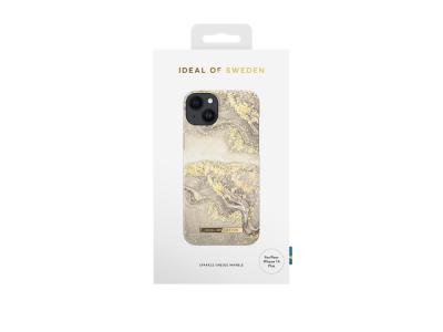 Coque IDEAL OF SWEDEN pour iPhone 14 Plus - Modèle Sparkle Greige Marble