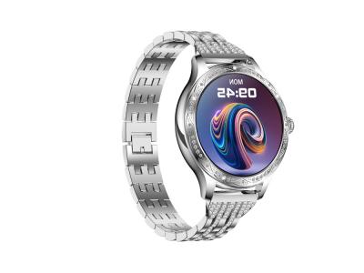 Montre connectée Eko - Modèle Luxy - Coloris Argent (Bracelet en acier inoxydable à strass)