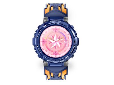 Montre connectée enfant Eko - Modèle Véga - Coloris Orange / Bleu