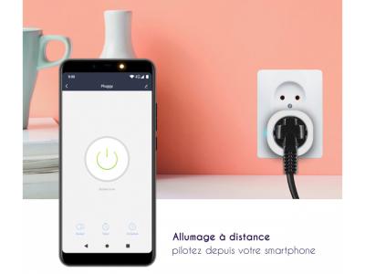 Prise connectée Bluetooth et Wifi - Compatible Tuya, Alexa, Google Assistant