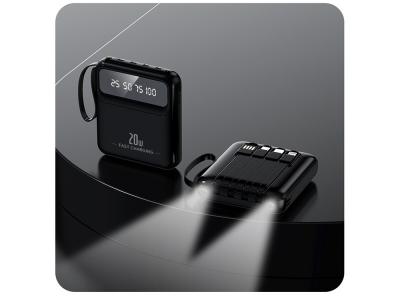 Powerbank 10000 mAh - Modèle Compact - Coloris Noir