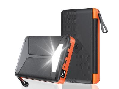 Powerbank solaire 20000 mAh Qi - Modèle Alya