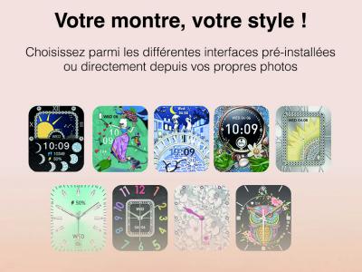 Montre connectée EKO - Modèle Maria - Coloris Argent (bracelet milanais) 