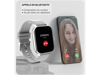 Montre connectée EKO - Modèle Balnéo - Coloris Rose (bracelet milanais)