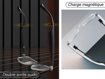 Lunettes connectées EKO - Modèle Sharp - Coloris Noir