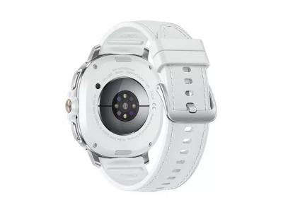 Samsung Galaxy Watch 8 Classic 46 mm Bluetooth - Argent (Bracelet Blanc)