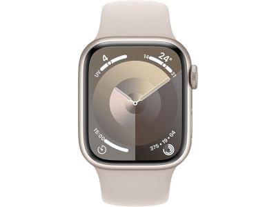 Apple Watch Series 9 - 45 mm - GPS - Lumière stellaire (M/L)