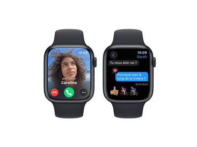 Apple Watch Series 9 - 45 mm - GPS - Minuit (M/L)