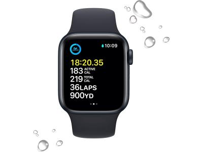 Apple Watch SE 2nd Génération - 44 mm  - GPS - Minuit (S/M)