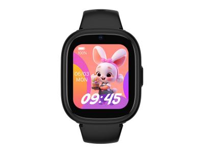 Montre connectée enfant 4G GPS LAGENIO - Coloris Noir avec bracelet bleu