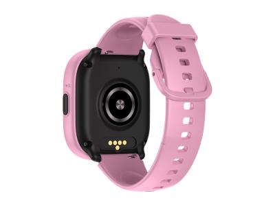 Montre connectée enfant 4G GPS LAGENIO - Coloris Rose avec bracelet violet
