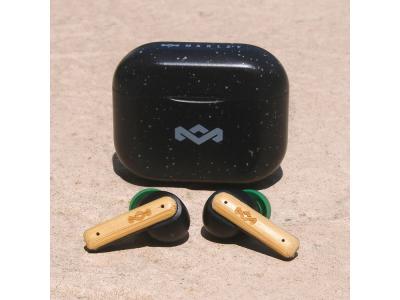 Écouteurs sans fil True Wireless House of Marley Little Bird - Noir