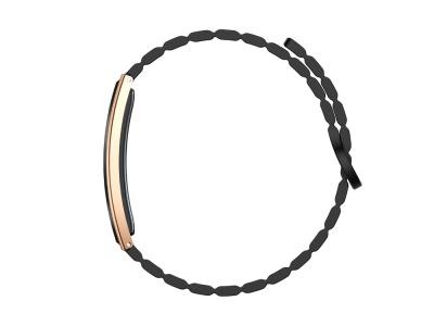 Bracelet connecté EKO-Thin - Noir (Bracelet en silicone)