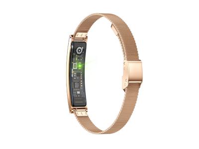 Bracelet connecté EKO-Thin - Or rose (Bracelet milanais en acier inoxydable)