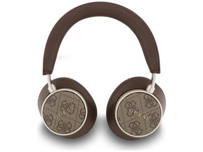 Casque Bluetooth 5.4 ENC Guess 4G Classic - Marron